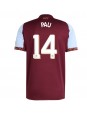 Aston Villa Pau Torres #14 Replika Hemmakläder 2025-26 Kortärmad